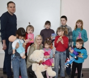 Представники університету привітали підшефних із новорічними святами