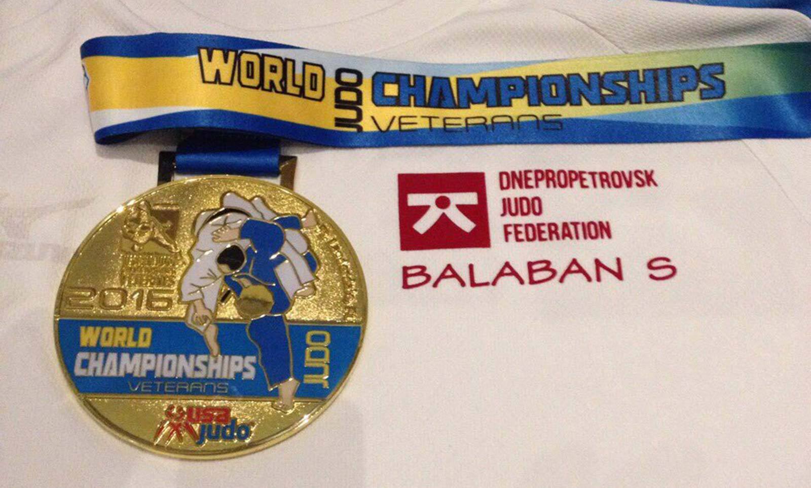 Завідувач кафедри ДДУВС Сергій Балабан став чемпіоном світу з дзюдо
