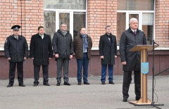 З привітальним словом до колег, курсантів та студентів звернувся ректор Віталій Глуховеря