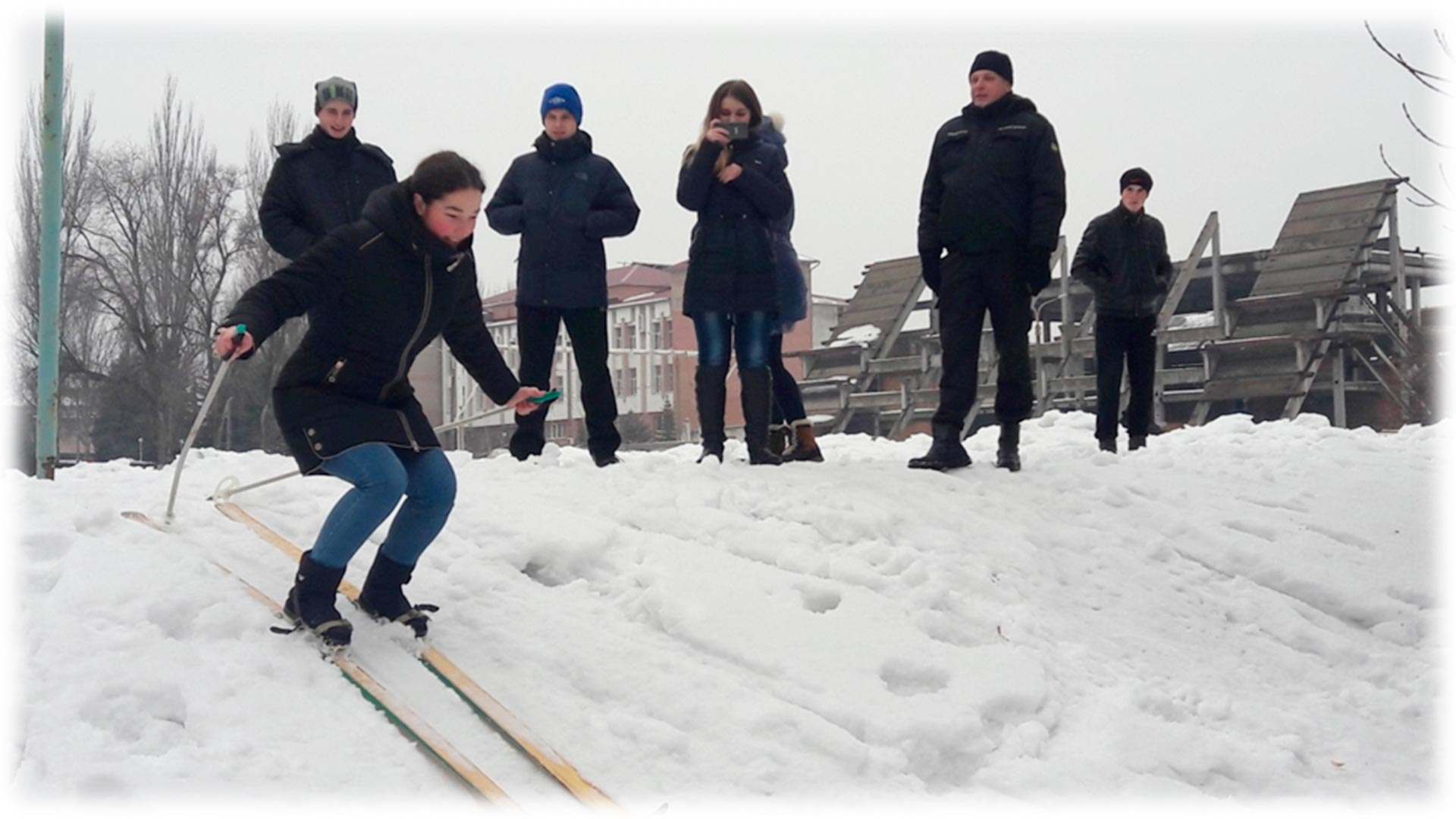 Вперше у Дніпропетровському державному університеті внутрішніх справ пройшли змагання з лижних перегонів