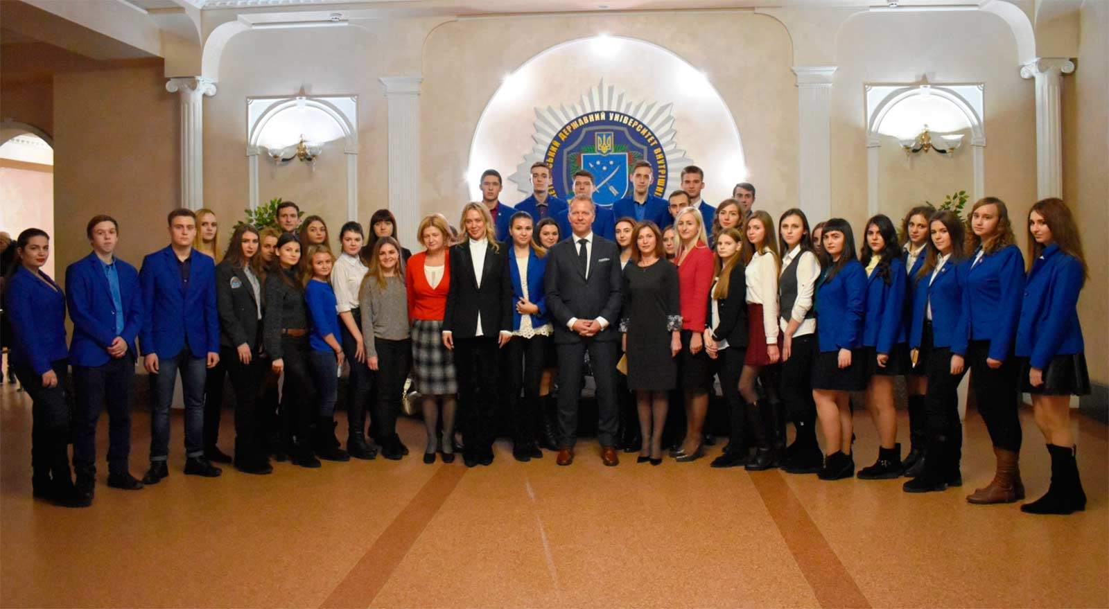 Зустріч Голови Офісу Ради Європи в Україні Мортена Енберга зі студентами та курсантами