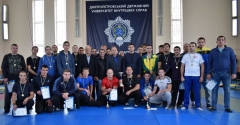 Олег Золотоноша на відкритому чемпіонаті з боротьби самбо у ДДУВС