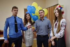 Флешмоб - поетична естафета у ДДУВС. Розпочав естафету проректор Олександр Ведмідський