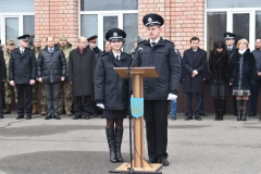 Зі словами вдячності до викладачів та батьків звернулися випускники Максим Романов та Катерина Фоменкова