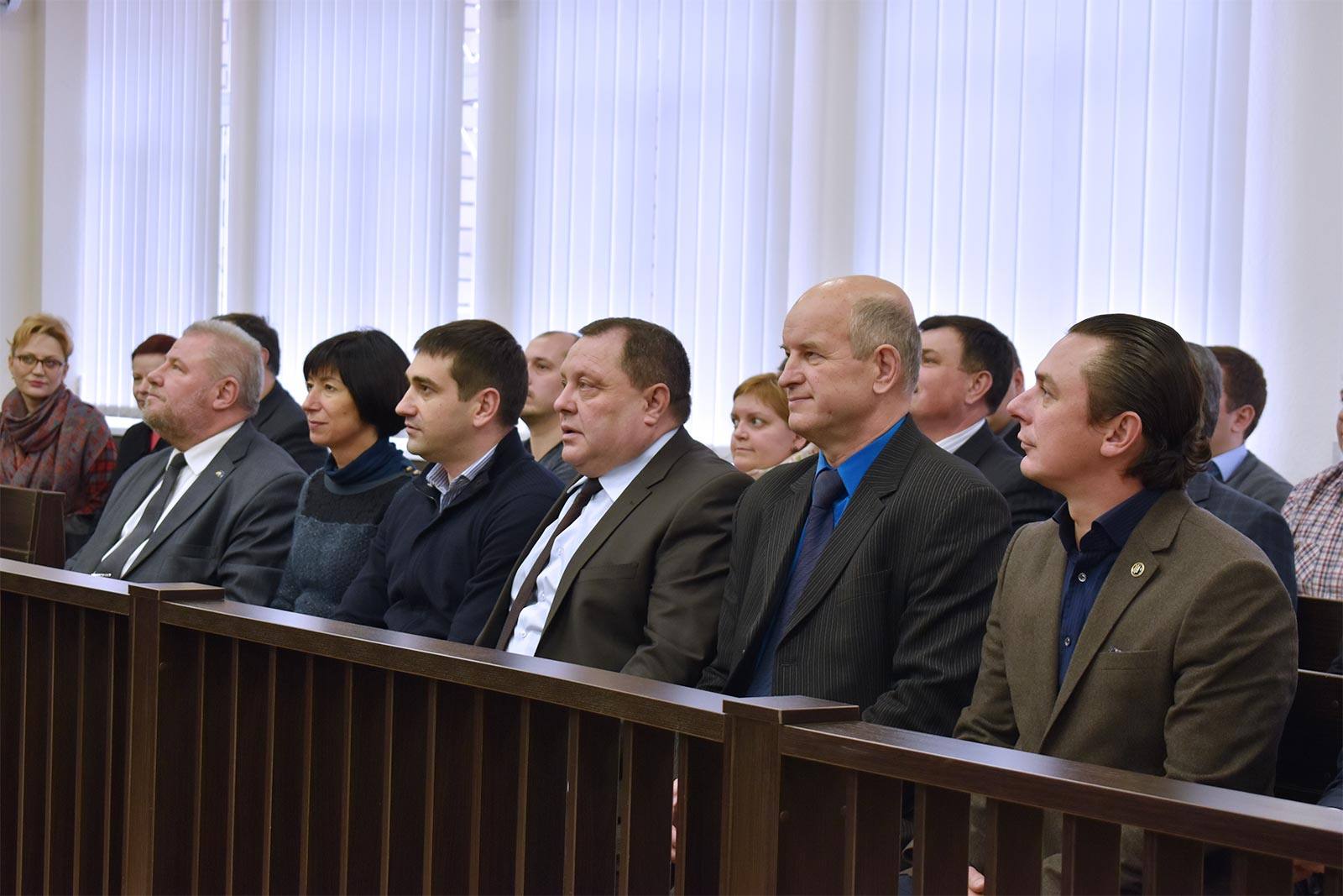 Присутні на відкритті зали судових засідань ДДУВС судді місцевих судів