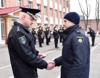 Курсант ДДУВС отримав почесну відзнаку від Міністра внутрішніх справ Арсена Авакова