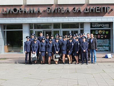 Курсанти Дніпропетровського державного університету внутрішніх справ відвідали діораму «Битва за Дніпро»