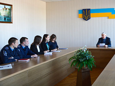 Ректор ДДУВС зустрівся з представниками Студентсько-курсантської ради