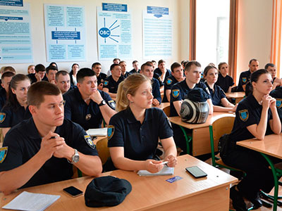 В університеті відбулися заняття для патрульних поліцейських Дніпра