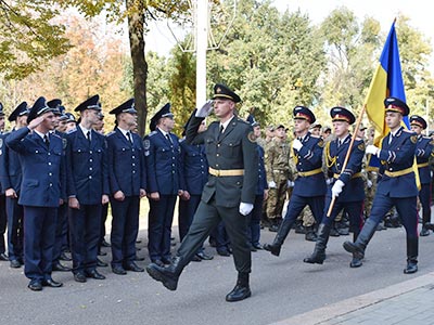 Курсанти ДДУВС взяли участь в урочистостях з нагоди осіннього призову до Збройних Сил України