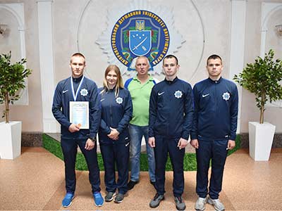 Серед призерів всеукраїнських змагань з поліатлону – команда ДДУВС