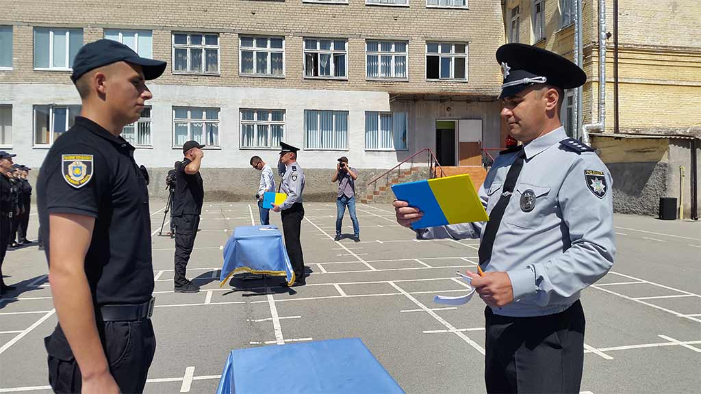 У Запоріжжі поліцейські склали присягу на вірність українському народові