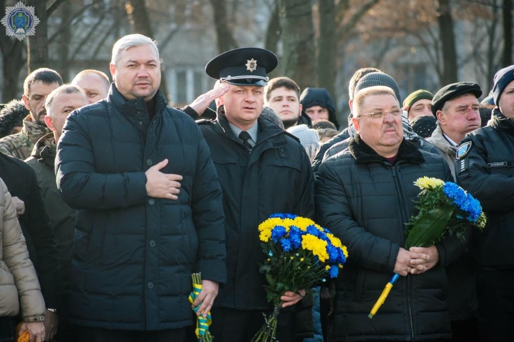 Ректор ДДУВС взяв участь в урочистостях до Дня Гідності та Свободи