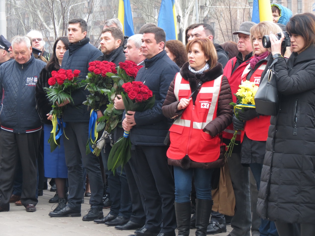 У Запоріжжі вшанували пам'ять Героїв Небесної Сотні