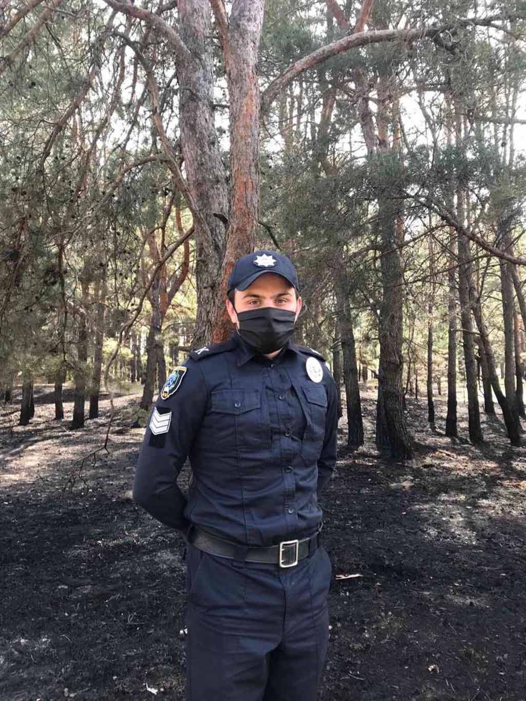 Курсанти ДДУВС допомогли врятувати ліс від масштабної пожежі
