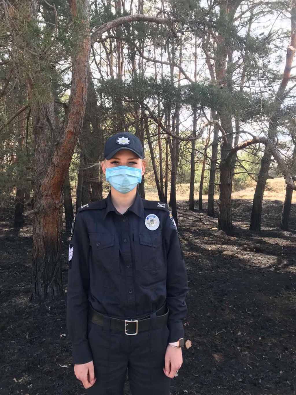 Курсанти ДДУВС допомогли врятувати ліс від масштабної пожежі